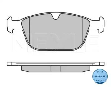 Комплект тормозных колодок (MEYLE: 025 243 9920)