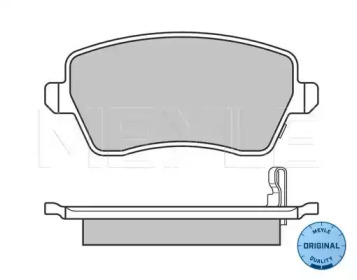 Комплект тормозных колодок (MEYLE: 025 244 0317/W)