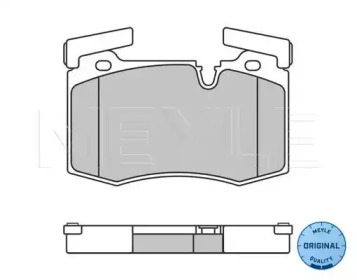 Комплект тормозных колодок (MEYLE: 025 244 7814)