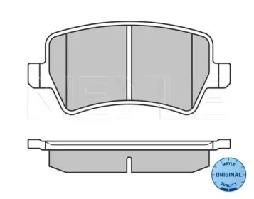 Комплект тормозных колодок (MEYLE: 025 244 9617)
