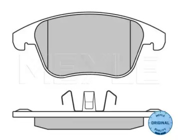Комплект тормозных колодок (MEYLE: 025 245 5719)