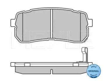 Комплект тормозных колодок (MEYLE: 025 245 5915/W)