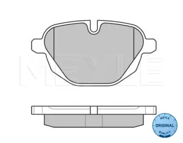 Комплект тормозных колодок (MEYLE: 025 245 6118)