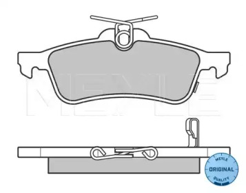 Комплект тормозных колодок (MEYLE: 025 245 7415/W)