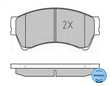 Комплект тормозных колодок (MEYLE: 025 245 8217/W)