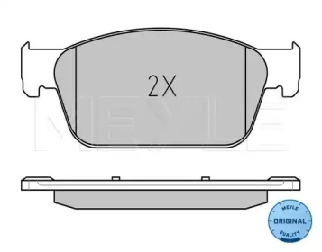 Комплект тормозных колодок (MEYLE: 025 246 2318/W)