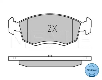 Комплект тормозных колодок (MEYLE: 025 246 7318)
