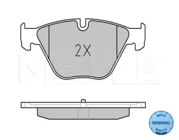 Комплект тормозных колодок (MEYLE: 025 246 8820)