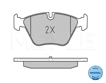 Комплект тормозных колодок (MEYLE: 025 246 9719)
