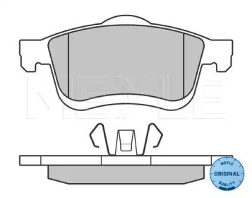 Комплект тормозных колодок (MEYLE: 025 247 2720/W)