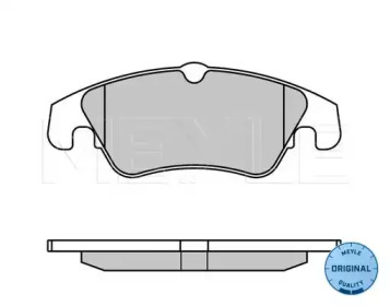 Комплект тормозных колодок (MEYLE: 025 247 4319/W)