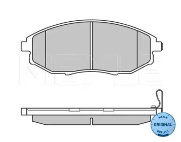 Комплект тормозных колодок (MEYLE: 025 248 6417/W)