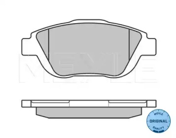 Комплект тормозных колодок (MEYLE: 025 248 8318)