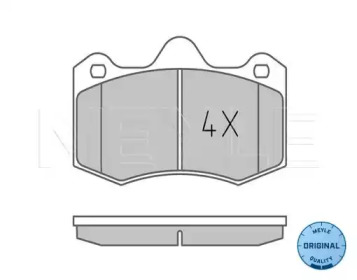 Комплект тормозных колодок (MEYLE: 025 249 7417)