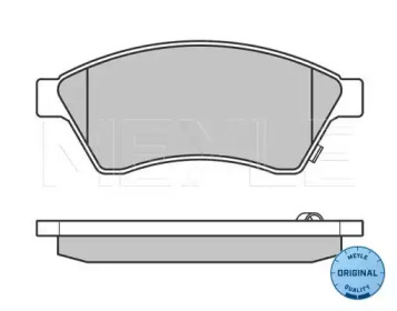 Комплект тормозных колодок (MEYLE: 025 250 3118/W)