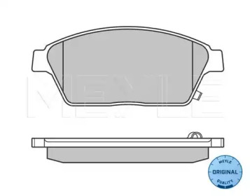 Комплект тормозных колодок (MEYLE: 025 250 3418/W)