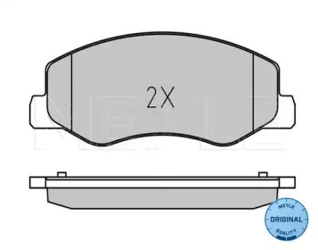 Комплект тормозных колодок (MEYLE: 025 251 7218/W)