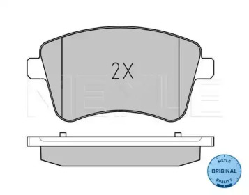 Комплект тормозных колодок (MEYLE: 025 251 8419/W)