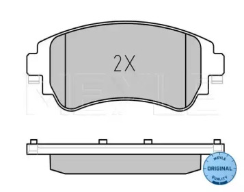 Комплект тормозных колодок (MEYLE: 025 252 2018)