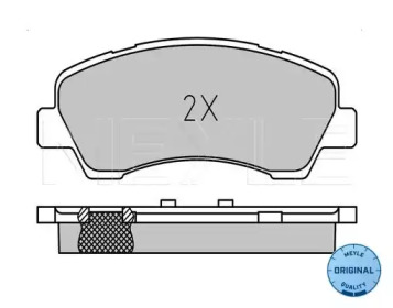 Комплект тормозных колодок (MEYLE: 025 252 5118)