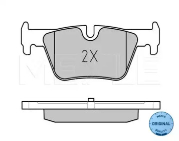 Комплект тормозных колодок (MEYLE: 025 253 0717)
