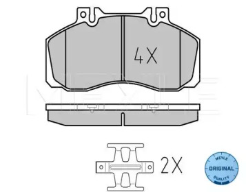 Комплект тормозных колодок (MEYLE: 025 298 3521)