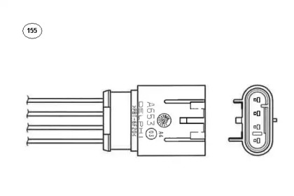 Датчик (NGK: 93884)