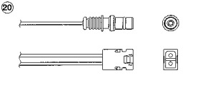 Датчик (NGK: 96560)