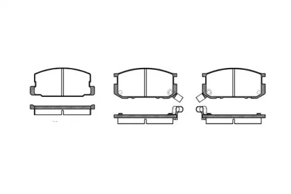 Комплект тормозных колодок (ROADHOUSE: 2180.02)