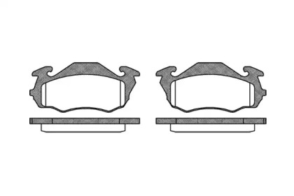 Комплект тормозных колодок (REMSA: 0623.00)
