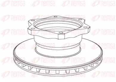 Тормозной диск (REMSA: NCA1058.20)