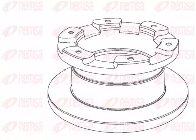 Тормозной диск (REMSA: NCA1181.10)