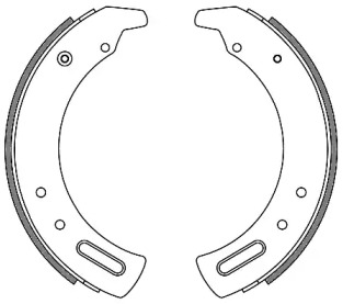 Комлект тормозных накладок (REMSA: 4286.00)