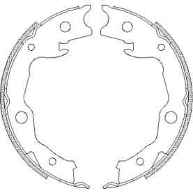 Комлект тормозных накладок (REMSA: 4677.00)