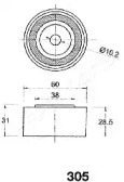 Натяжитель (JAPANPARTS: BE-305)