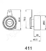 Натяжитель (JAPANPARTS: BE-411)