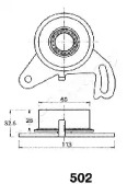 Натяжитель (JAPANPARTS: BE-502)