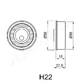 Натяжитель (JAPANPARTS: BE-H22)