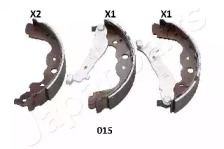 Комлект тормозных накладок (JAPANPARTS: GF-015AF)