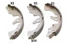 Комлект тормозных накладок (JAPANPARTS: GF-824AF)