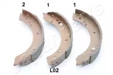 Комлект тормозных накладок (JAPANPARTS: GF-L02AF)