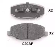 Комплект тормозных колодок (JAPANPARTS: PA-029AF)