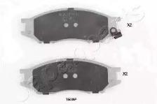 Комплект тормозных колодок (JAPANPARTS: PA-150AF)