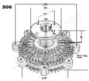 Сцепление (JAPANPARTS: VC-506)