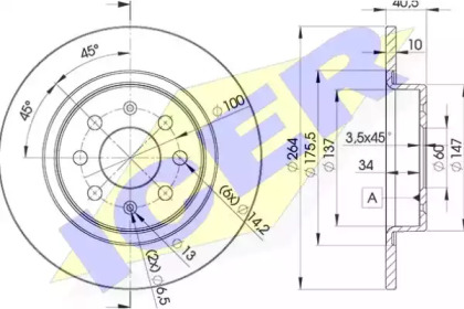 Тормозной диск (ICER: 78BD0592-2)