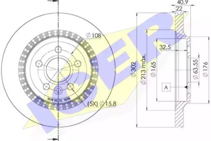 Тормозной диск (ICER: 78BD7293-2)