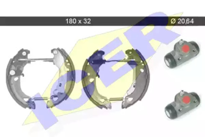 Комлект тормозных накладок (ICER: 79KT0012 C)