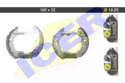 Комлект тормозных накладок (ICER: 79KT0025 C)