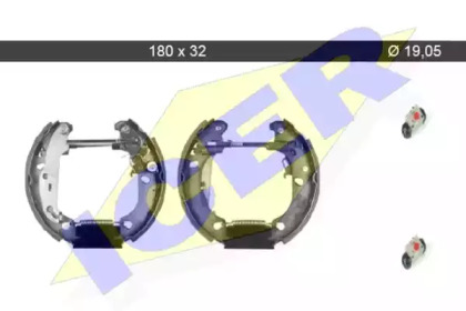 Комлект тормозных накладок (ICER: 79KT0028 C)