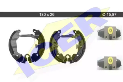 Комлект тормозных накладок (ICER: 79KT0035 C)